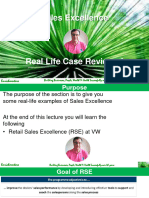 Sales Excellence - Real Life Case Reviews I