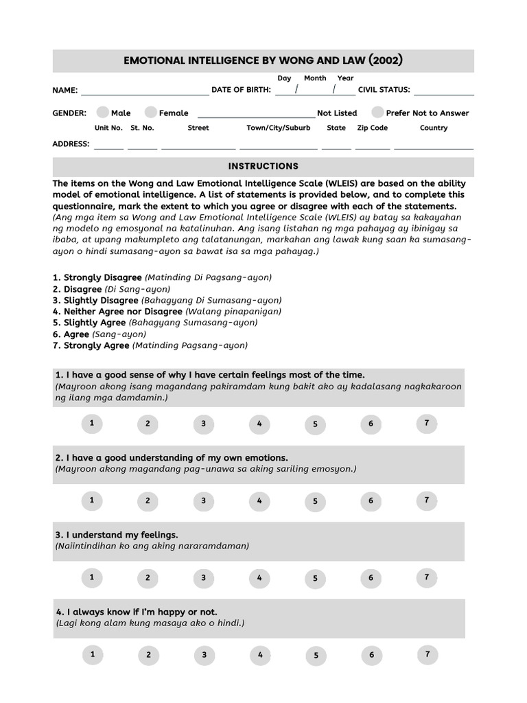 Ei Scale | PDF