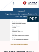 S3-Primer Avance Del Proyecto Reglamento Interno de Trabajo