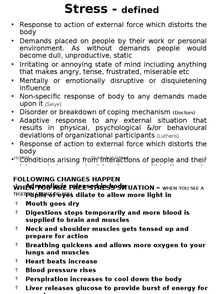 Stress Management | PDF | Relaxation (Psychology) | Stress (Biology)
