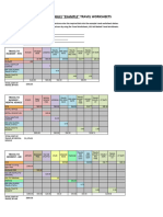 Travel Cost Comparison Worksheet