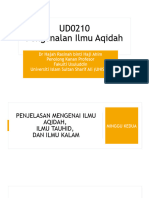 Pengenalan Ilmu Aqidah Topik 2 (Diploma)