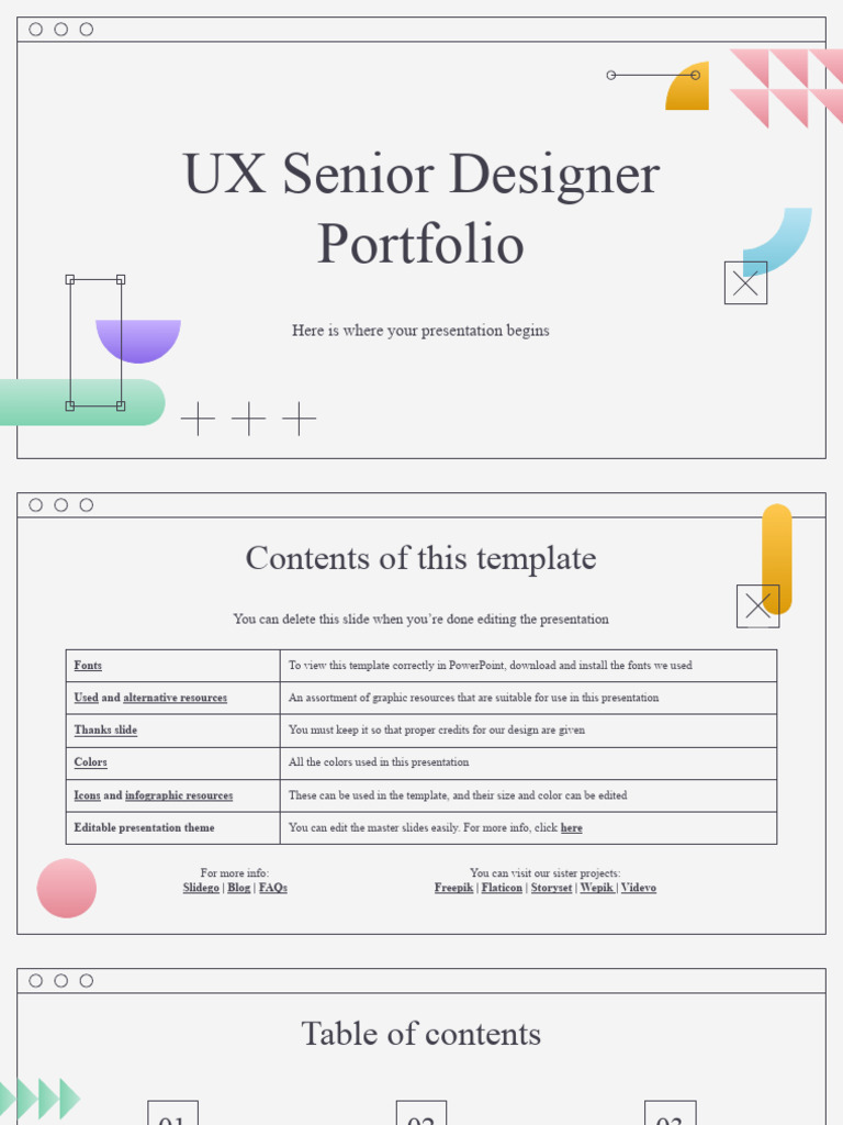 UX Designer Portfolio Overview | PDF | Icon (Computing) | Leadership