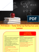 Unit 7 (b) - Total Internal Reflection and Lenses