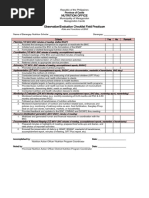 Practicum Checklist