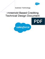 Threshold Based Crediting Technical Design Document