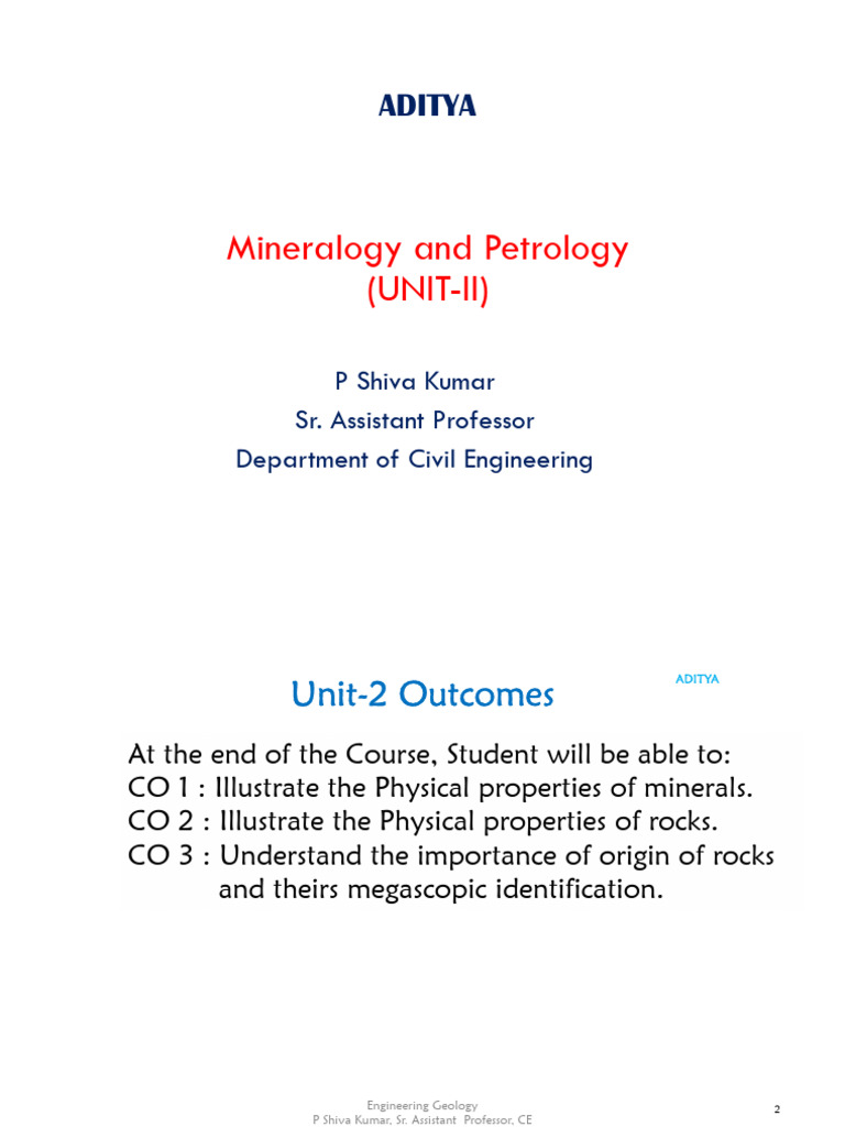 Mineralogy & Petrology for Students | PDF | Sedimentary Rock | Rock ...