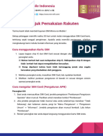 Panduan Pemakaian Rakuten 2