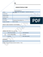 Vendor Profile Form Ver1