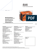 Betriebsanleitung: Schraubenkompressor Operating Manual: Screw Compressor Notice D'emploi: Compresseur À Vis