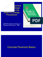 Concrete Pavement Thickness Design According To The AASHTO D