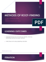 Lesson 2 Methods of Root Finding