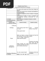 Detailed Lesson Plan in Error Correction