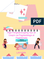 Mga Pangkalusugang Isyu at Usapin Sa Pagdadalaga at Pagbibinata1234