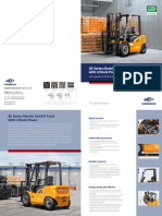 1.5 3.8t XE Series Electric Forklift With Li Ion Technology