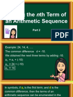 Module 2 Part 2 - The NTH Term of An Arithmetic Sequence