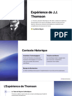 Experience de JJ Thomson