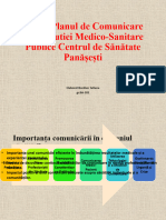 Planul de Comunicare La IMSP CS Pănășești Bordian T.