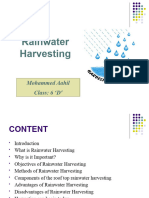 Rainwater Harvesting Aahil