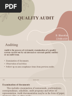 Quality Audit