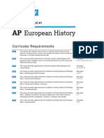 AP European History Sample Syllabus 1