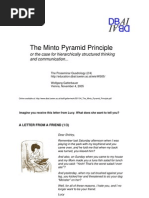 The Minto Pyramid Principle