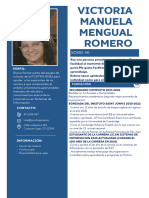 Currículum Vitae CV Marketing Manager Masculino Sencillo Azul