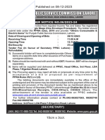 Tender Notice No. 06-2023-24 (Others Consumable & Electric Items Under PPRA Rules 2014) - 231208165355