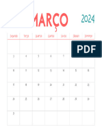 Playful Planner 2024 March Monthly Calendar