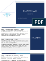 Blockchain Module 1 - Lec 1
