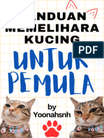 (Updated) Buku Panduan Memelihara Kucing Untuk Pemula by Yoonahsnh