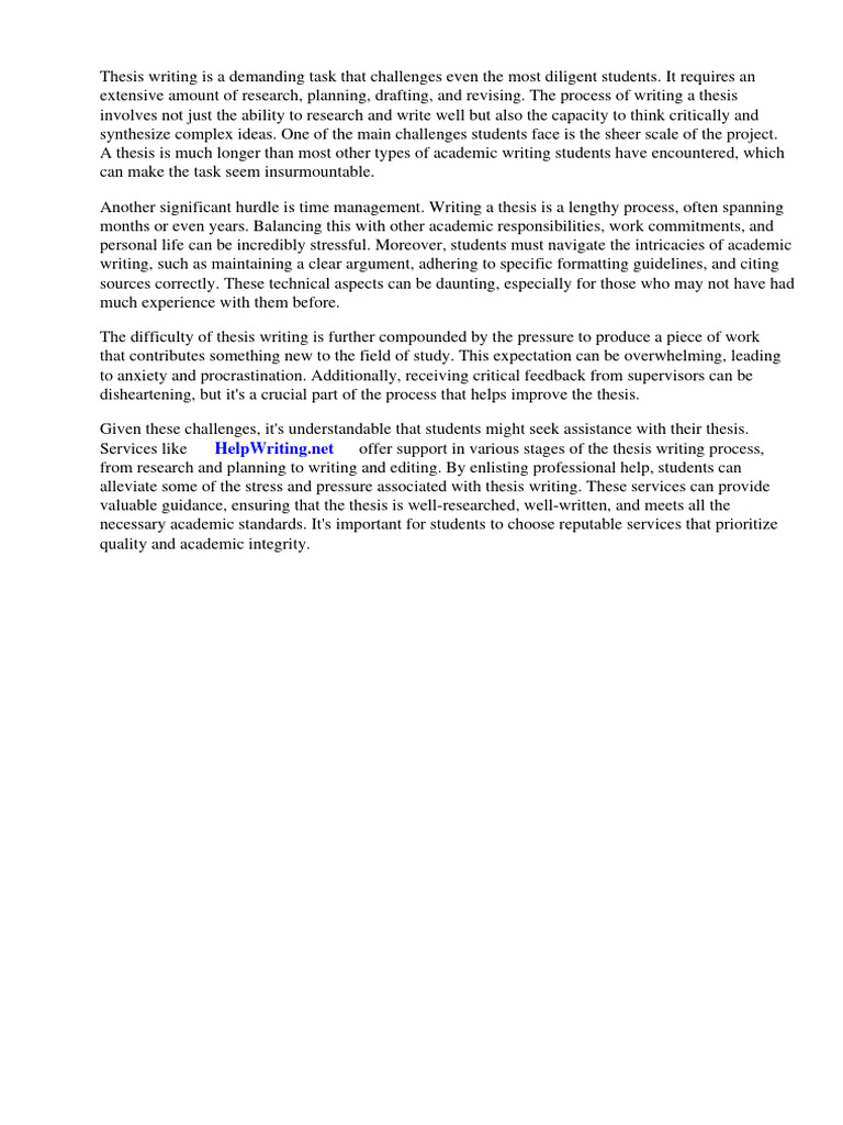 Thesis Practice Activity Pdf