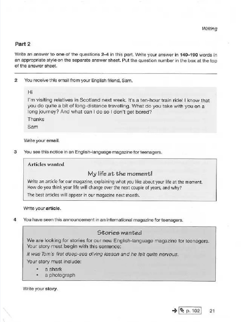B2 First For Schools 4 With Answers-22 | PDF