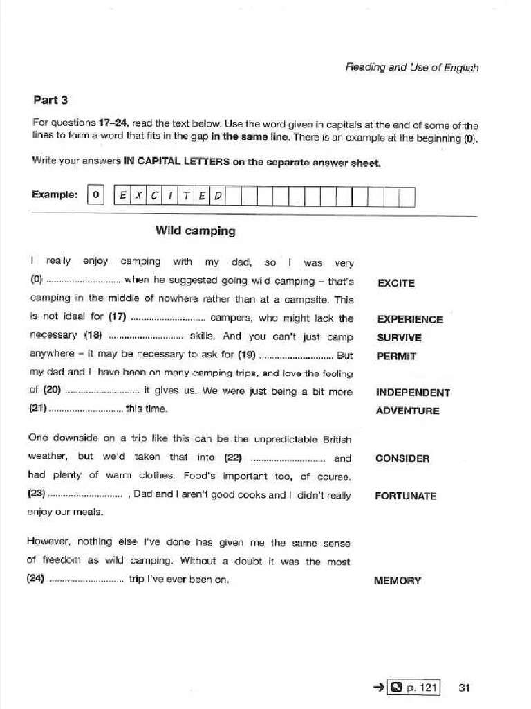 B2 First For Schools Preparation