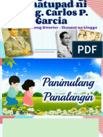 AP6 - Q3 - Mga Programang Ipinatupad NG Administrasyon Ni Pang. Carlos P. Garcia