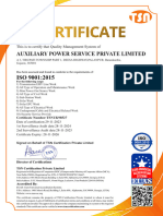Auxiliary Power Service Private Limited