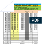 XII BPS Officers' Arrear Calculator V1.1