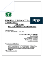 Physical Pharmacy Lab Assignment