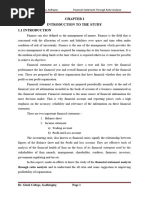 Financial Statement Through Ratio Analysis