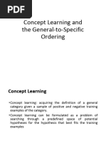 Concept Learning and Genrel To Specific Ordering - 2