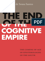 Of The Cognitive Empire: Boaventura de Sousa Santos