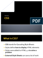 CSS Primer