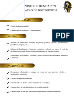 Relação de Documentos IRPF 2024