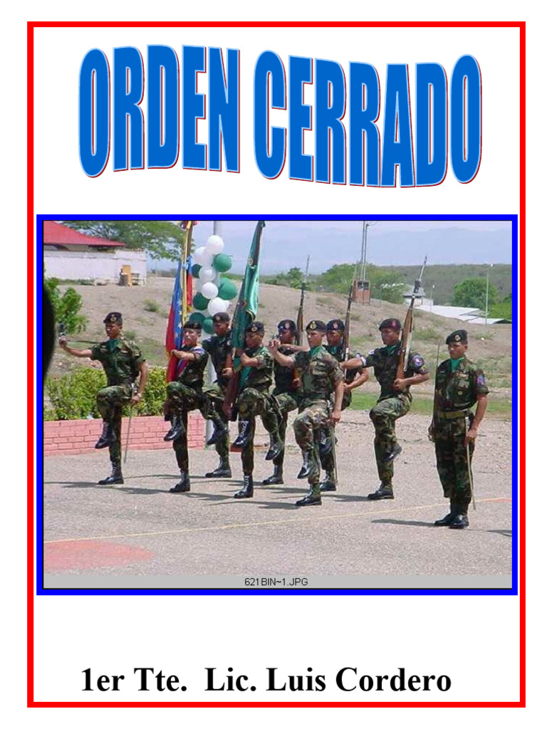 Voces de Mando en Orden Cerrado Militar | PDF | Guerra | Militar