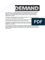 OnDemand Especificacion 2023