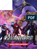 Libro para Pintar 10 X 15 AVENGERS