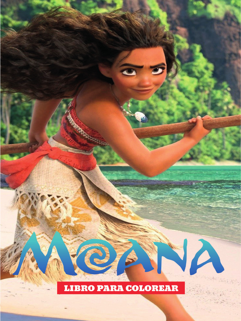 Libro para colorear de Moana PDF | PDF