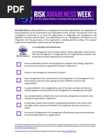 ISO31000 Checklist