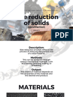 Size Reduction of Solids
