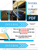 Inverse Variation